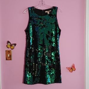 Edgy short mini sleeveless dress NWOT